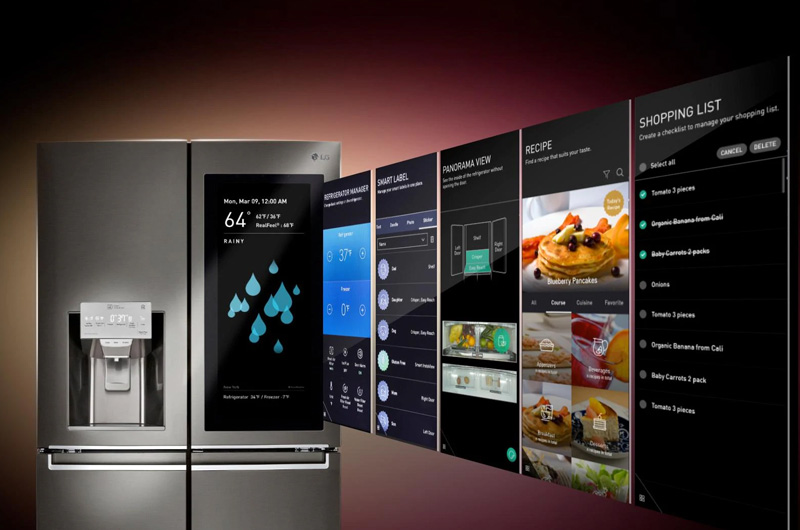Samsung et LG vont dévoiler des réfrigérateurs nourris à l’intelligence artificielle